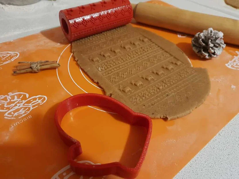 Cây lăn bột tạo hình bánh quy Giáng sinh in 3D độc đáo - Image 2