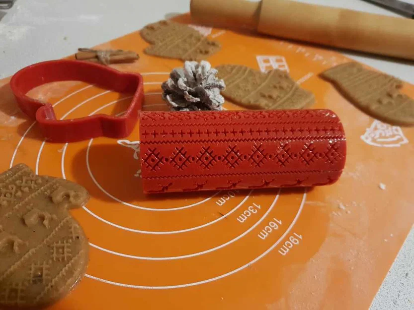 Cây lăn bột tạo hình bánh quy Giáng sinh in 3D độc đáo - Image 3
