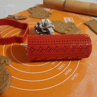 Cây lăn bột tạo hình bánh quy Giáng sinh in 3D độc đáo