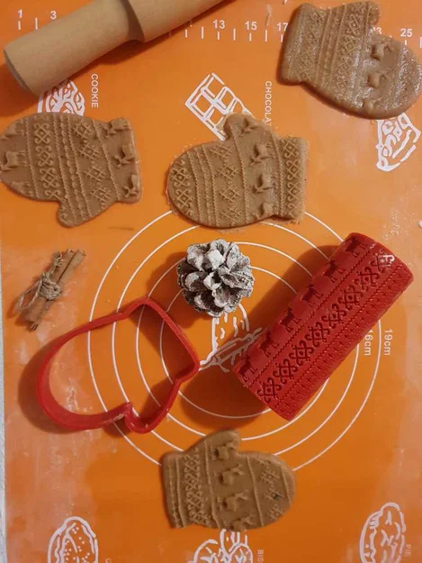 Cây lăn bột tạo hình bánh quy Giáng sinh in 3D độc đáo - Image 7