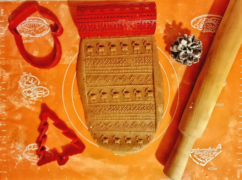 Cây lăn bột tạo hình bánh quy Giáng sinh in 3D độc đáo - Image 18