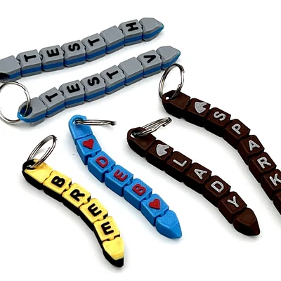 Thẻ khóa Print-in-Place dạng khớp nối, tùy biến nội dung