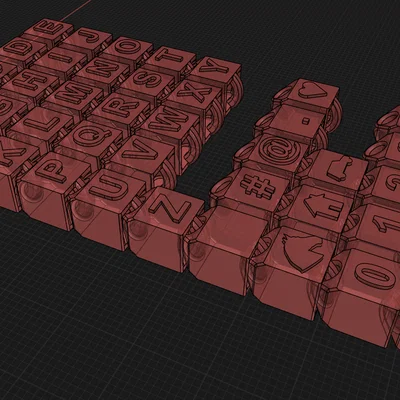 Thẻ khóa Print-in-Place dạng khớp nối, tùy biến nội dung