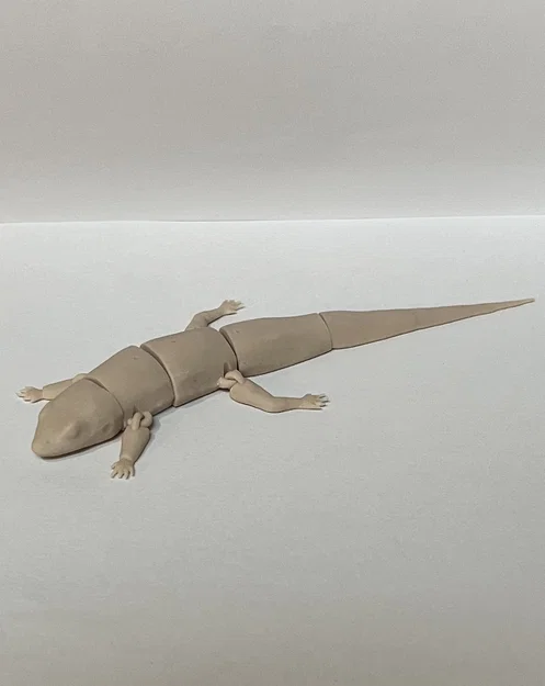 Mô Hình Thằn Lằn Flexi Common Side-Blotched - Image 1