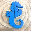 Mô hình cá ngựa khớp nối linh hoạt in 3D (Articulated Sea Horse) - Thumbnail 2