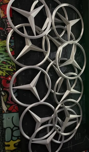 Mô hình logo Mercedes 3D độc đáo để trang trí và sưu tầm - Image 1