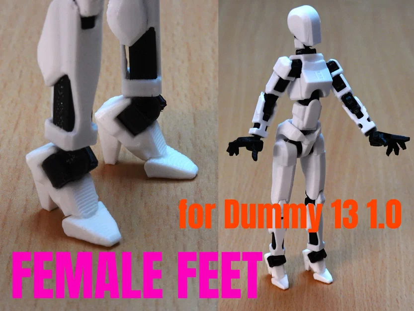 Bàn Chân Nữ cho Dummy 13 V1.0 - Image 1
