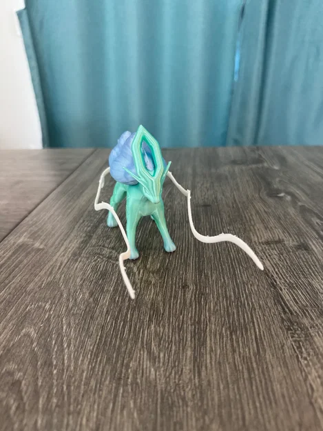 Mô hình Pokemon Suicune 3D tách phần dễ in cho người mới - Image 2