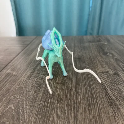 Mô hình Pokemon Suicune 3D tách phần dễ in cho người mới