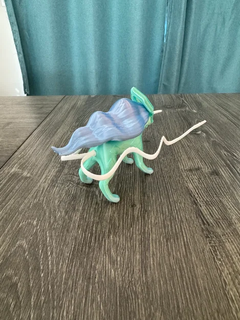 Mô hình Pokemon Suicune 3D tách phần dễ in cho người mới - Image 3