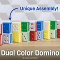 Bộ Domino Hai Màu (Ghép 2 mảnh, hỗ trợ máy in 1 đầu phun) - Thumbnail 6