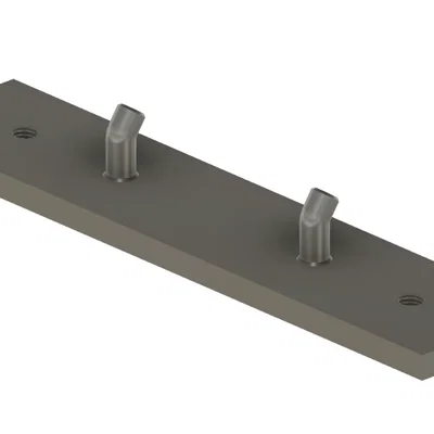 Giá treo pegboard cho sạc pin Dewalt 12V/20V (DCB107)