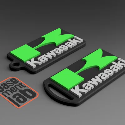 Kawasaki Classic - Móc khóa (Keychain) - Portachiavi - Porte Clès