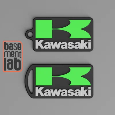 Kawasaki Classic - Móc khóa (Keychain) - Portachiavi - Porte Clès