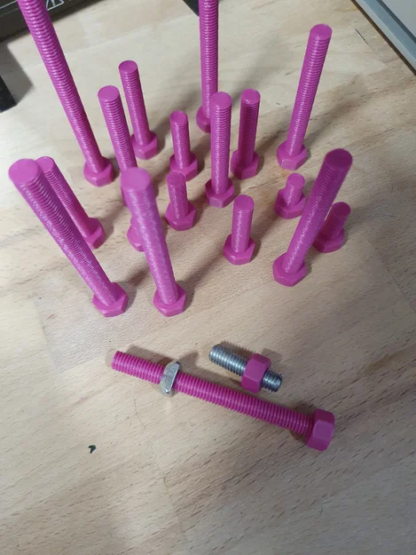 Ren ISO Metric M8x1.25 / Bộ ê-cu & bu-lông 8mm - Image 1