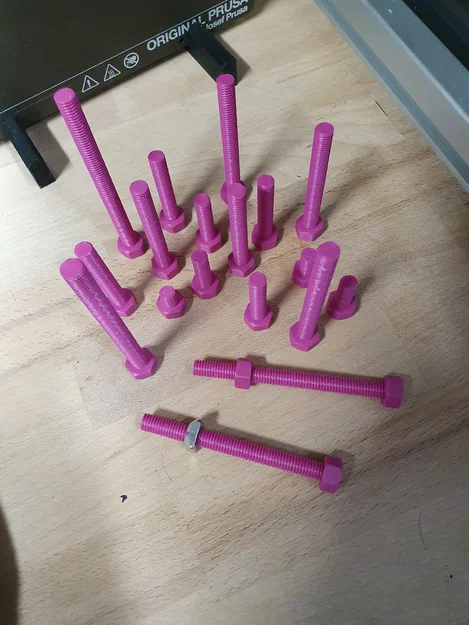 Ren ISO Metric M8x1.25 / Bộ ê-cu & bu-lông 8mm - Image 2