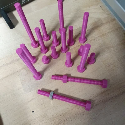 Ren ISO Metric M8x1.25 / Bộ ê-cu & bu-lông 8mm