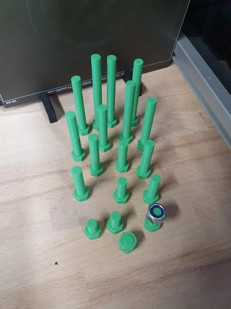 Ren ISO hệ mét M10x1.5 / Bộ nut và bolt 10mm - Image 3