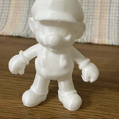 Mô hình 3D Super Mario đứng - Tối ưu cho vẽ tay thủ công