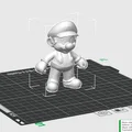 Mô hình 3D Super Mario đứng - Tối ưu cho vẽ tay thủ công - Thumbnail 2