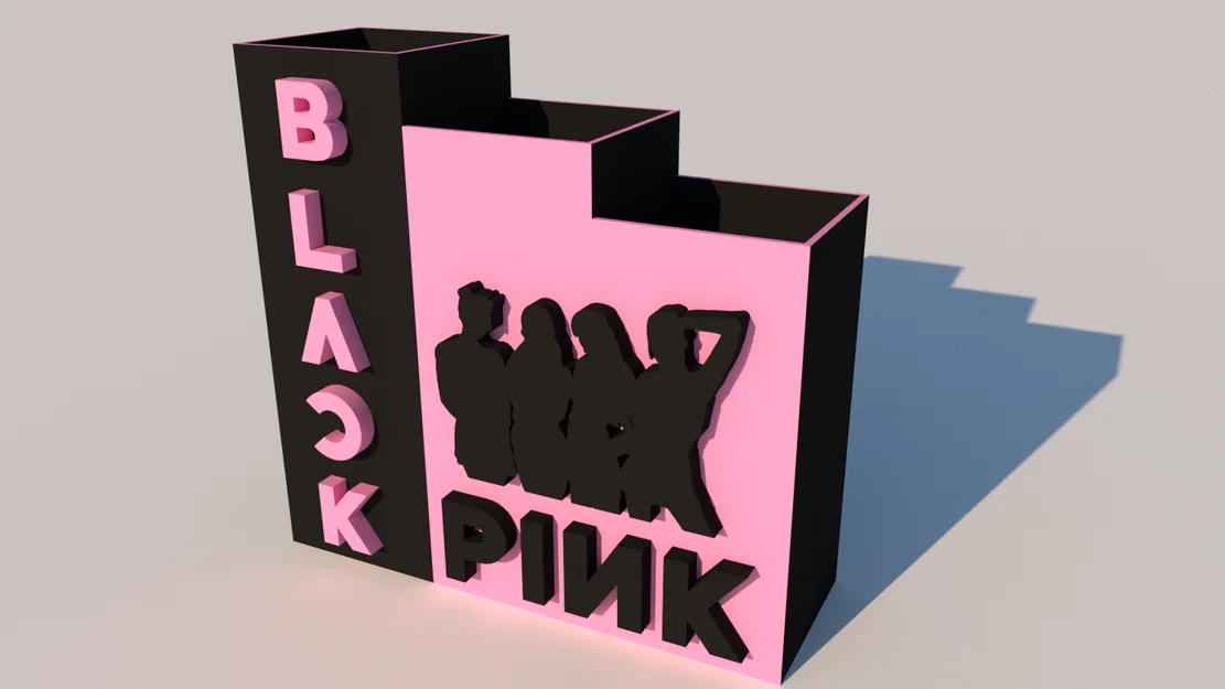 Ống cắm bút Black Pink thiết kế 3D cực chất cho fan K-Pop - Image 1