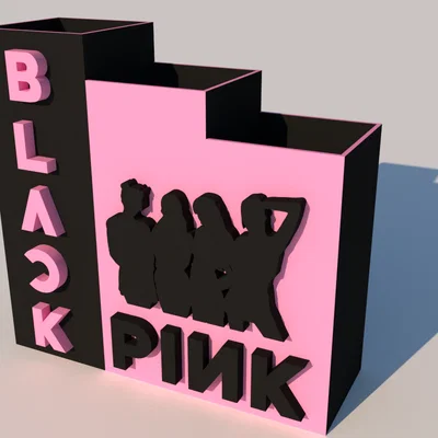 Ống cắm bút Black Pink thiết kế 3D cực chất cho fan K-Pop