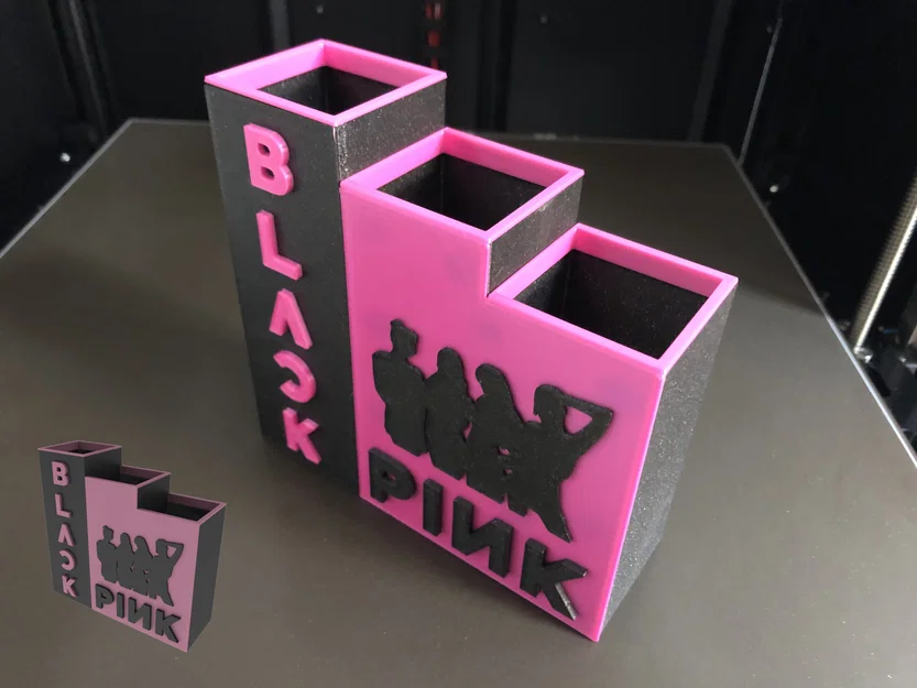 Hộp đựng bút Black Pink in 3D: Thiết kế tinh tế cho fan K-pop - Image 1