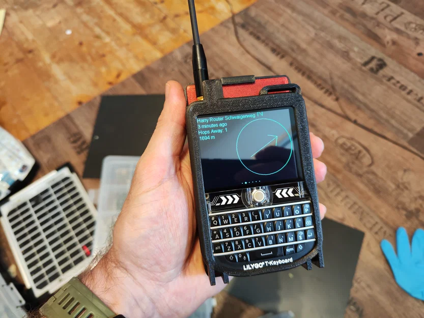 Meshtastic Lilygo T-Deck 10000mAh - Vỏ case tích hợp pin dung lượng lớn - Image 1