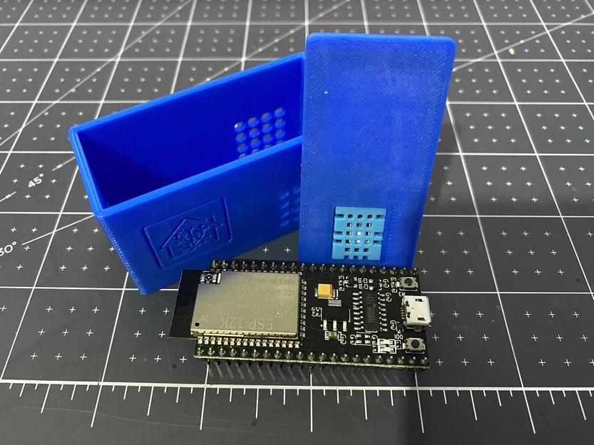 Vỏ NodeMCU ESP32 S2 kèm cảm biến DHT11 (có logo Home Assistant) - Image 2