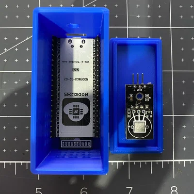 Vỏ NodeMCU ESP32 S2 kèm cảm biến DHT11 (có logo Home Assistant)