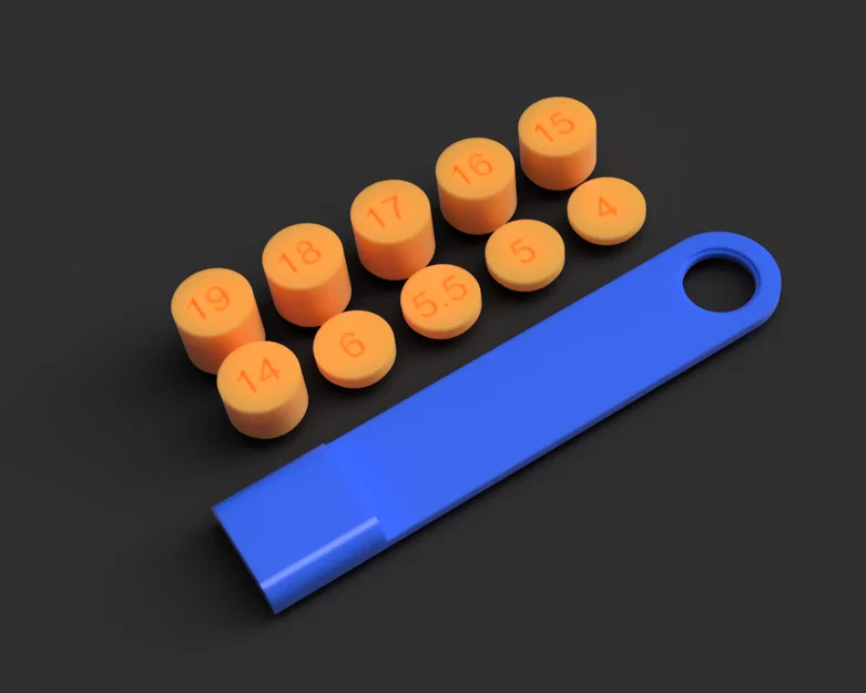 Thước đo Ride Height cho RC Car (RC Car Ride Height Gauge) - Image 1