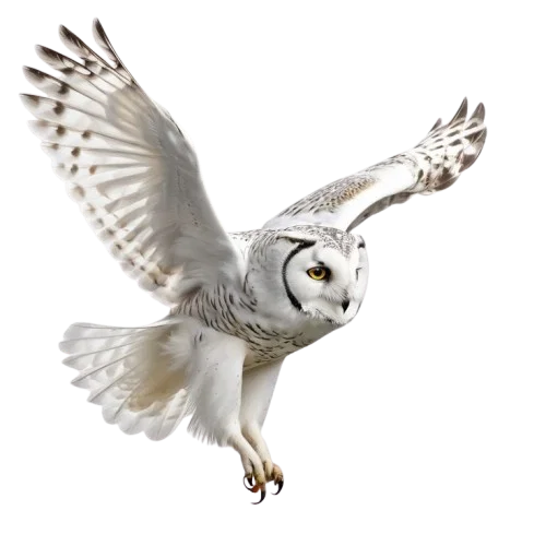 Mô hình 3D cú tuyết (Snowy Owl) trang trí đẹp mắt - Image 1