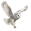 Mô hình 3D cú tuyết (Snowy Owl) trang trí đẹp mắt - Thumbnail 1