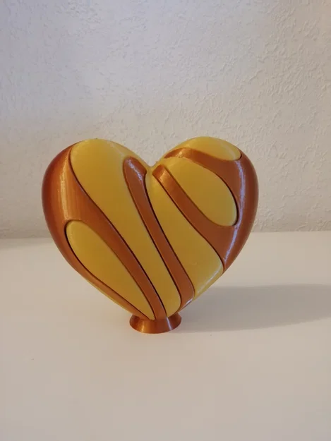 Heart - Impossible Passthrough (Trái tim passthrough 2 màu, single extruder) - Image 1