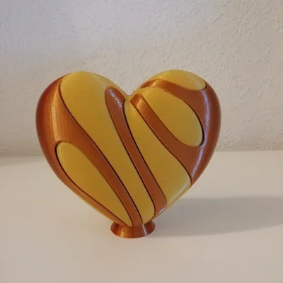 Heart - Impossible Passthrough (Trái tim passthrough 2 màu, single extruder)