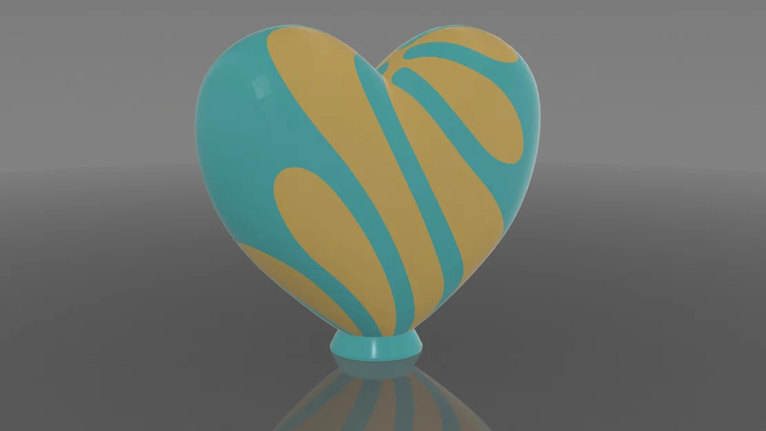 Heart - Impossible Passthrough (Trái tim passthrough 2 màu, single extruder) - Image 2