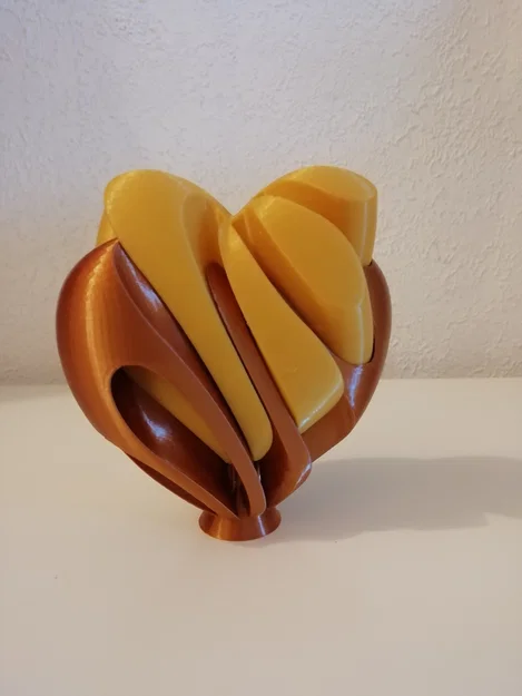 Heart - Impossible Passthrough (Trái tim passthrough 2 màu, single extruder) - Image 5