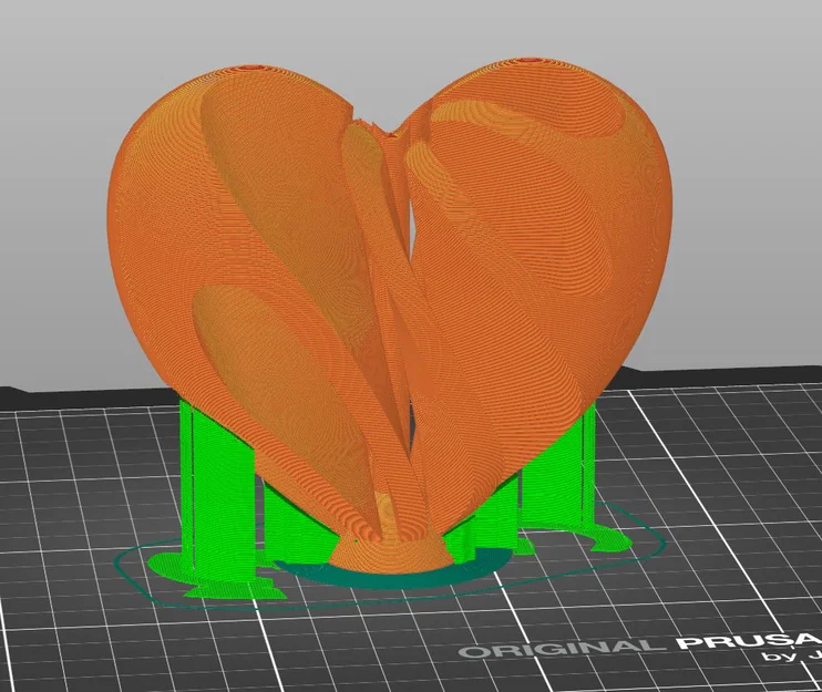 Heart - Impossible Passthrough (Trái tim passthrough 2 màu, single extruder) - Image 9