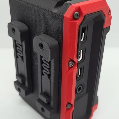 Đế ốp lưng Raspberry Pi hỗ trợ gắn thanh DIN-Rail (52.5mm)