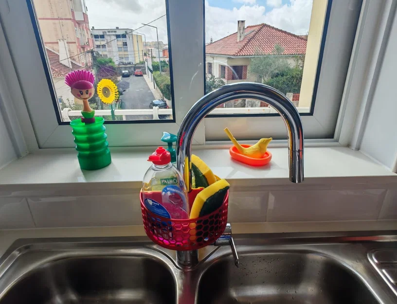 Kệ Organizer Gắn Vòi Bếp (Kitchen Faucet Organizer) - Image 2