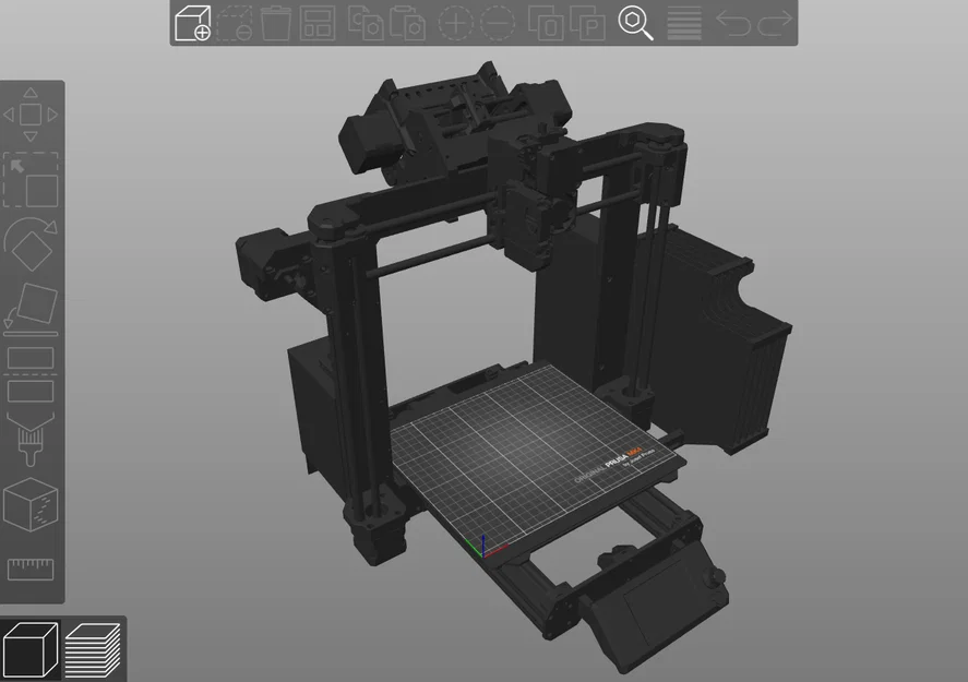 Mô hình 3D máy in Prusa MK4 kèm MMU3 cho PrusaSlicer chi tiết nhất - Image 1