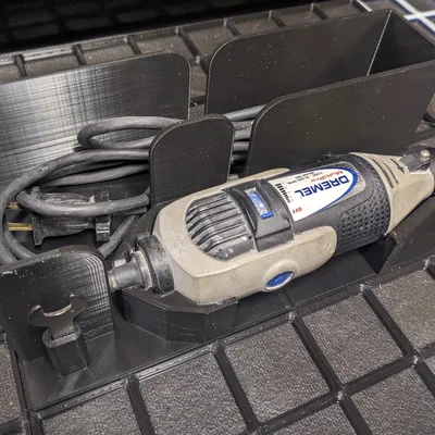 Khay Gridfinity giữ Dremel MultiPro Model 395