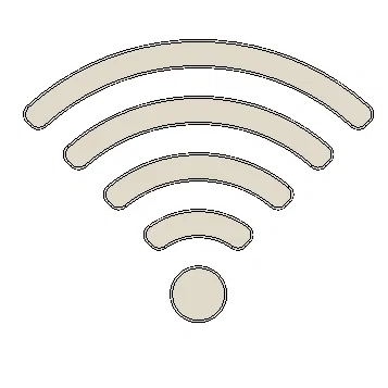 Biểu tượng Wifi (Wifi Symbol) - File in 3D cho biển báo trang trí