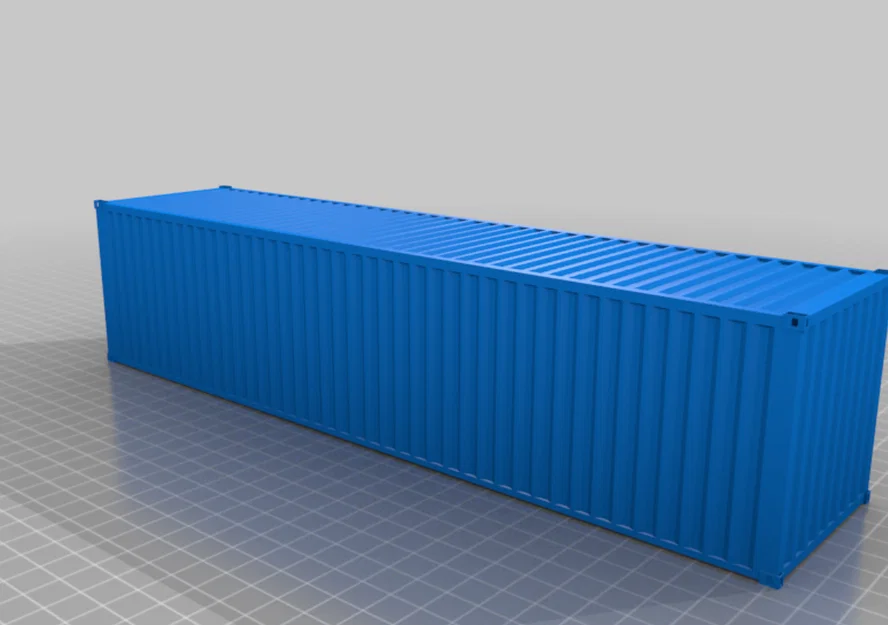Mô hình Container 3D chuẩn tỷ lệ H0 Scale cho sa bàn đường sắt - Image 1