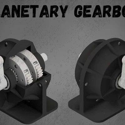 Planetary Gearbox (Hộp số hành tinh) 2 tầng tỉ số truyền 16:1