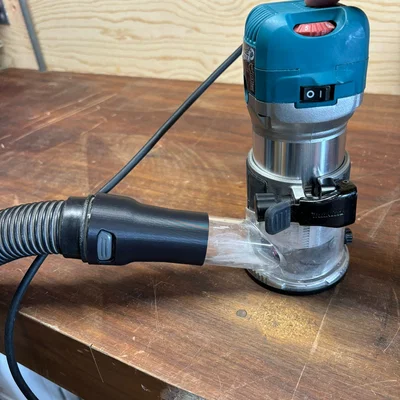 Đầu chuyển đổi hút bụi máy phay Makita RT0700 sang Karcher WD5