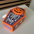 Hộp Kẹo Halloween Hình Quan Tài Cho Bé (Khóa Mở Bằng Đầu Bí Ngô) - Thumbnail 4