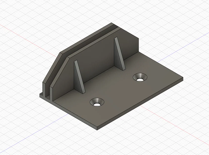 Kẹp giữ tấm mica 3mm dùng cho mô hình IKEA Lack Enclosure - Image 1