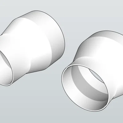 Đầu chuyển ống 140mm sang 100mm (Adaptor)