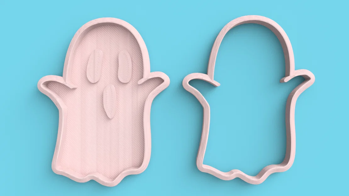 Bộ khuôn cắt bánh cookie hình bóng ma và bí ngô cho mùa Halloween - Image 4